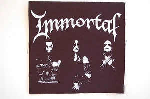 Immortal Cloth Patch Sew On Badge 4" X 4" Black Metal Venom Bathory (CP161) - Picture 1 of 1