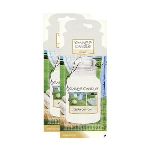 Yankee Candle - Car Jar Air Freshener - Fragrance Clean Cotton - 2 pack - Picture 1 of 1