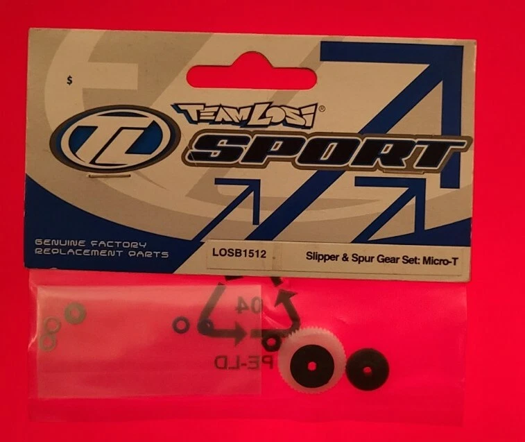 Team Losi LOSB1512 Slipper and Spur Gear Set  for Micro-T NIB - Image 1 of 1