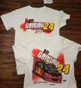 Jeff Gordon #24 NASCAR Mens Graphic Tee Drive to End Hunger Shirt Size Small NWT - Picture 1 of 5