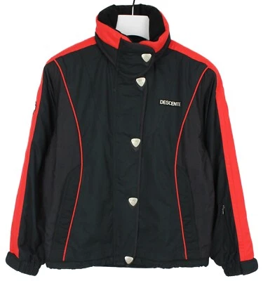 Descente Jacket Women US 10 Padded Black & Red Short Underarm Air - Image 1 of 4