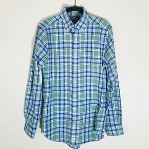 Vineyard Vines Performance Shirt Mens Small Slim Fit Murray Button Up Plaid - Picture 1 of 8