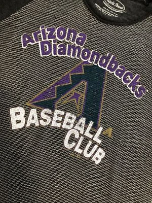 NWT MAJESTIC THREADS ARIZONA DIAMONDBACKS MLB BASEBALL SHIRT Mens M MSRP $44.99 - Image 1 of 4