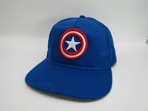 Marvel Captain America Snap-Back Hat Baseball Hat Cap Red White Blue Star - Picture 1 of 8
