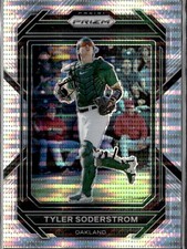2023 Panini Prizm Baseball #35 Tyler Soderstrom Silver Pulsar Prizm