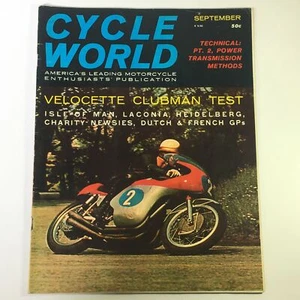 VTG Cycle World Magazine September 1963 - Velocette Clubman Test at Isle of Man - Picture 1 of 3