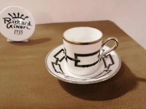 GINORI 1735, tazza da caffè con piattino, Catene, forma Impero, decoro Giò Ponti - Foto 1 di 5