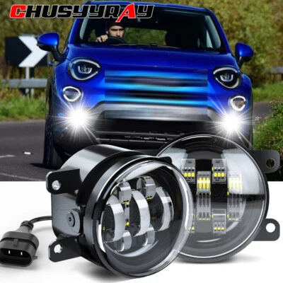 Luces antiniebla LED para parachoques delantero 2025 nuevas actualizaciones para Fiat 500X 2019-2022 Foto 1 de 4