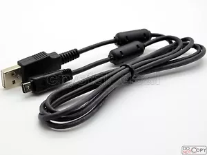 Cable de transferencia de datos USB cable de plomo para Olympus Stylus 500 600 700 710 720sw 730 - Imagen 1 de 6