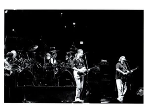 Grateful Dead Jerry Garcia Band New York Concert Vintage 6x8 Stamped Photo Snipe - Picture 1 of 2