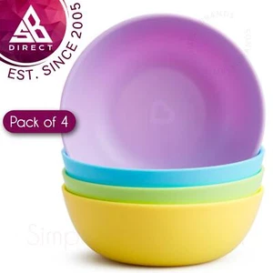 Munchkin Multi Bowls Set Pack of 4│For 6+ months Toddler Meals│Microwave Safe - Picture 1 of 11