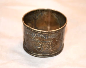 Vintage Child’s Goosey Goosey Gander Silver plate Napkin Ring - Picture 1 of 5
