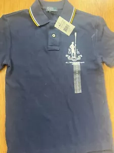 Poloshirt von Ralph Lauren Kinder Polo Shirt Gr. S (8) 122-128 dunkelblau neu - Bild 1 von 4