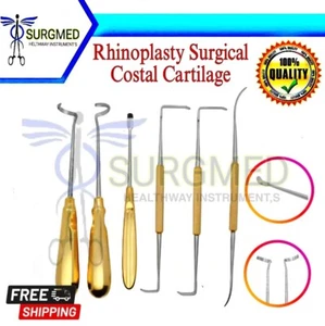 Nasenkorrektur Chirurgische Rippenknorpel Instrumente Orthopädisch Set 6 Stück - Bild 1 von 4