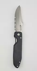 OG Jet Edge Folding Knife ATS-34 Blade Carbon Fiber Handles Made in Seki - Picture 1 of 14