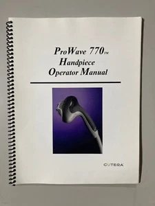 CUTERA, ProWave 770 Handpiece Operator Manual - Picture 1 of 2