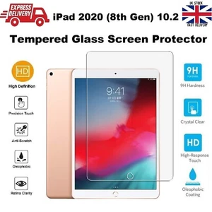 Protezione Schermo Ultra Sottile VERO Vetro Temperato per iPad 2020 8a Generazione 10,2 Pollici - Foto 1 di 12