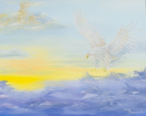 Bald EAGLE 20" x 16" oil painting on CANVAS | bird,original,art ...