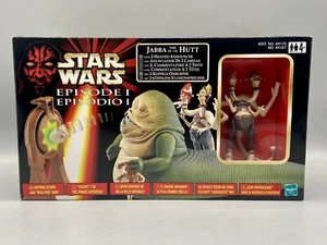 RARE VERSION UK Star Wars Episode 1 Jabba the Hutt 2 Headed Announcer Chuba New - Picture 1 of 10