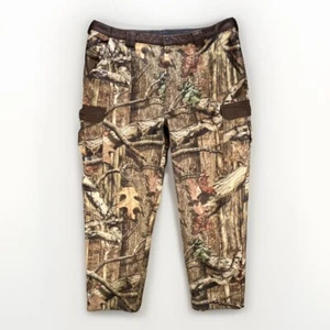 Scent Lok Pants Mens 2XL Mossy Oak Break Up Infinity Camo Hunting Fleece Cargo - Picture 1 of 21