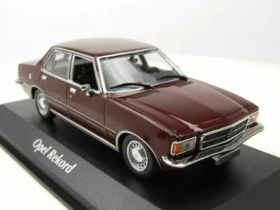 Opel Rekord D 1900 1975 Dark Red MAXICHAMPS 940044000 1/43 IN Metallo Minichamps - Immagine 1 di 4