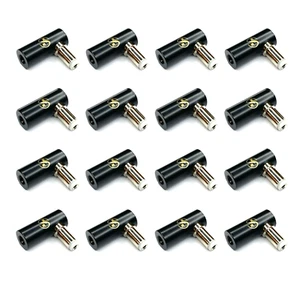 (16) Conectores de cañón de CC sin soldadura de ángulo recto para cable eléctrico Current - Imagen 1 de 15