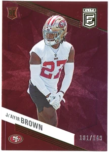 2023 Elite Maroon #154 Ji'Ayir Brown /149! *PWE* - Bild 1 von 2