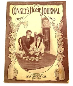 Antique 1903 CONKEY'S HOME JOURNAL Magazine from April ~ Vol XI Number 1 - Picture 1 of 8