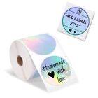 Paper Round Thermal Circular Printer Stickers  Adhesive Label Paper