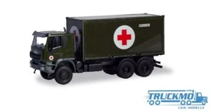 Herpa Bundeswehr Iveco Trakker 6x6 Abrollcontainer-LKW 746519 - Bild 1 von 1