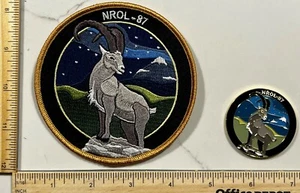 MILITARY CHALLENGE COIN AND NROL PATCH - NRO-L 87 NRO LAUNCH SET OF 2 ITEMS - Bild 1 von 3