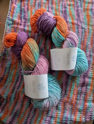 Lana Grossa Pima Fine hand dyed 100 g Fb. 701 - Bild 1 von 3