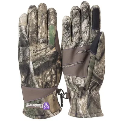 Huntworth Women's Heat Boost Hunting 5-Finger Glove Realtree APX Camo Size M/L - Image 1 of 4