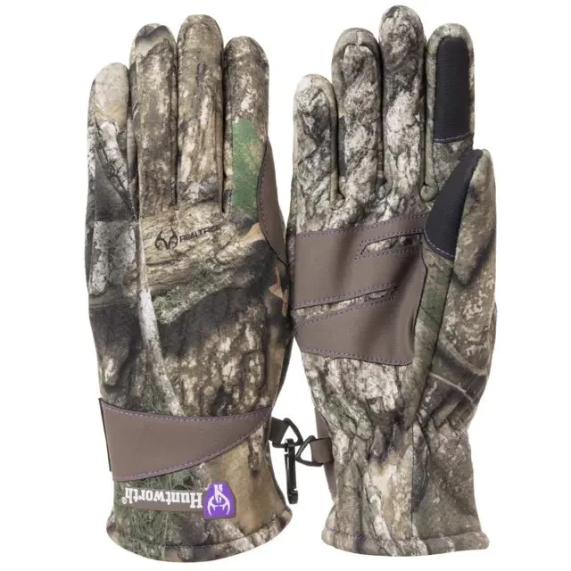 Huntworth Women's Heat Boost Hunting 5-Finger Glove Realtree APX Camo Size M/L - Image 1 of 4