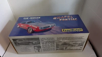 EXACT DETAIL 1967 PONTIAC FIREBIRD 400 BILL KNAFEL TIN INDIAN 1:18 SCALE  - Image 1 of 4