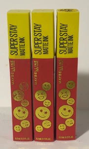 Set (3) Maybelline Super Stay Matte Ink Liquid Lipstick 440 Pleasure Seeker - Bild 1 von 2