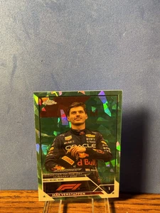 2023 Topps Chrome Sapphire F1 Max Verstappen Aqua 82/99 #178 - Imagen 1 de 1