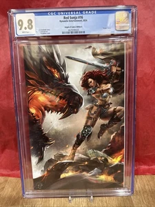 RED SONJA #16 - KATYA SINYUKHINA VIRGIN VARIANTE COPERTINA ESCLUSIVA A CGC 9.8 - Foto 1 di 4