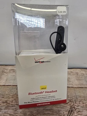 Jabra VBT3050 Universal Wireless Bluetooth Headset Verizon 100% New Silver Black - Image 1 of 4
