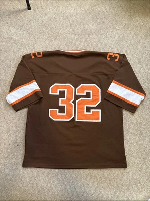 Camiseta Jim Brown Cleveland Browns #32 1989 retroceso Foto 1 de 4