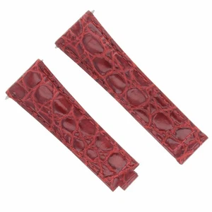 LEATHER WATCH STRAP BAND FOR ROLEX DAYTONA 16518 16519 16523 116520 COGNAC LONG - Picture 1 of 5