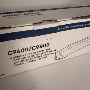 Original OKI 42918904 schwarze Tonerkassette für C9600 & C9800 -- neu versiegelt - Bild 1 von 4