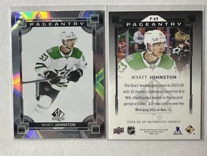 2024-25 SP Authentic - Pageantry Wyatt Johnston #P-69 - Bild 1 von 1