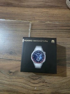 Huawei Watch GT 5 Pro 46mm Titanium Smartwatch Heart Rate Fitness Tracker Silver - Picture 1 of 6