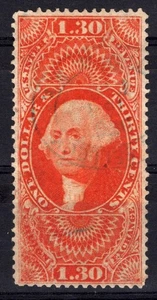 US R77c Used VF $1.30 orange Foreign Exchange Revenue perf. ZAYIX 0825SB1736 - Picture 1 of 2