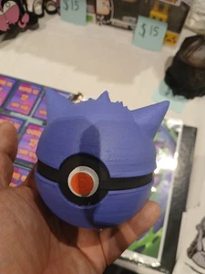 Ghost Pokemon Gengar Pokeball 3d Printed Prop - Bild 1 von 3
