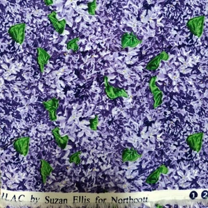 Northcott Fabrics The State Stoff Flieder New Hampshire Baumwolle Quilt 1/2 Yd - Bild 1 von 1