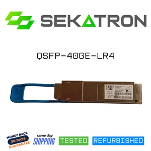 ๐ Cisco QSFP-40GE-LR4 | 40GBASE-LR4 1310 nm 10 km SMF DOM | Tested Module - Picture 1 of 2
