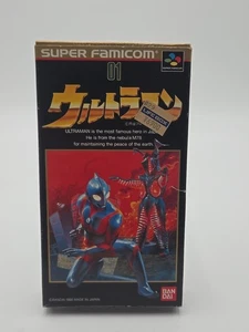 ULTRAMAN Super Famicom Nintendo Box Manual Japan SHVC-UM - Picture 1 of 5