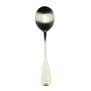 Oneida American Colonial 18/8 Stainless Large Round Gumbo Spoon - Picture 1 of 3